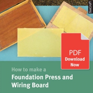 How to Make a Foundation Press and Wiring Board - Bee Craft Digital Download Booklet